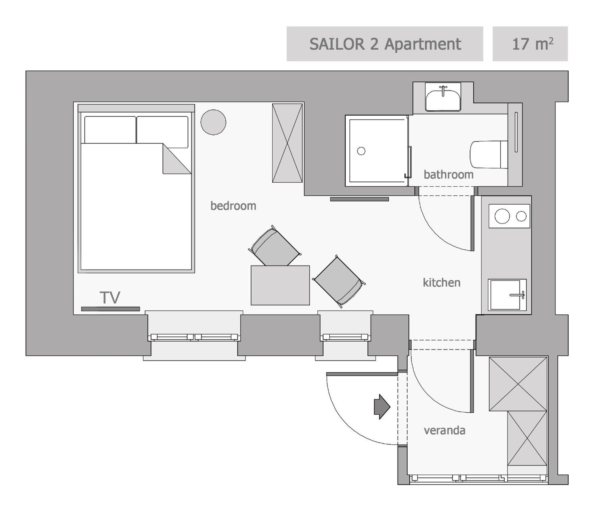 Sanhaus - Sailor Dla Par - 2 Minuty Od Plazy Sopot